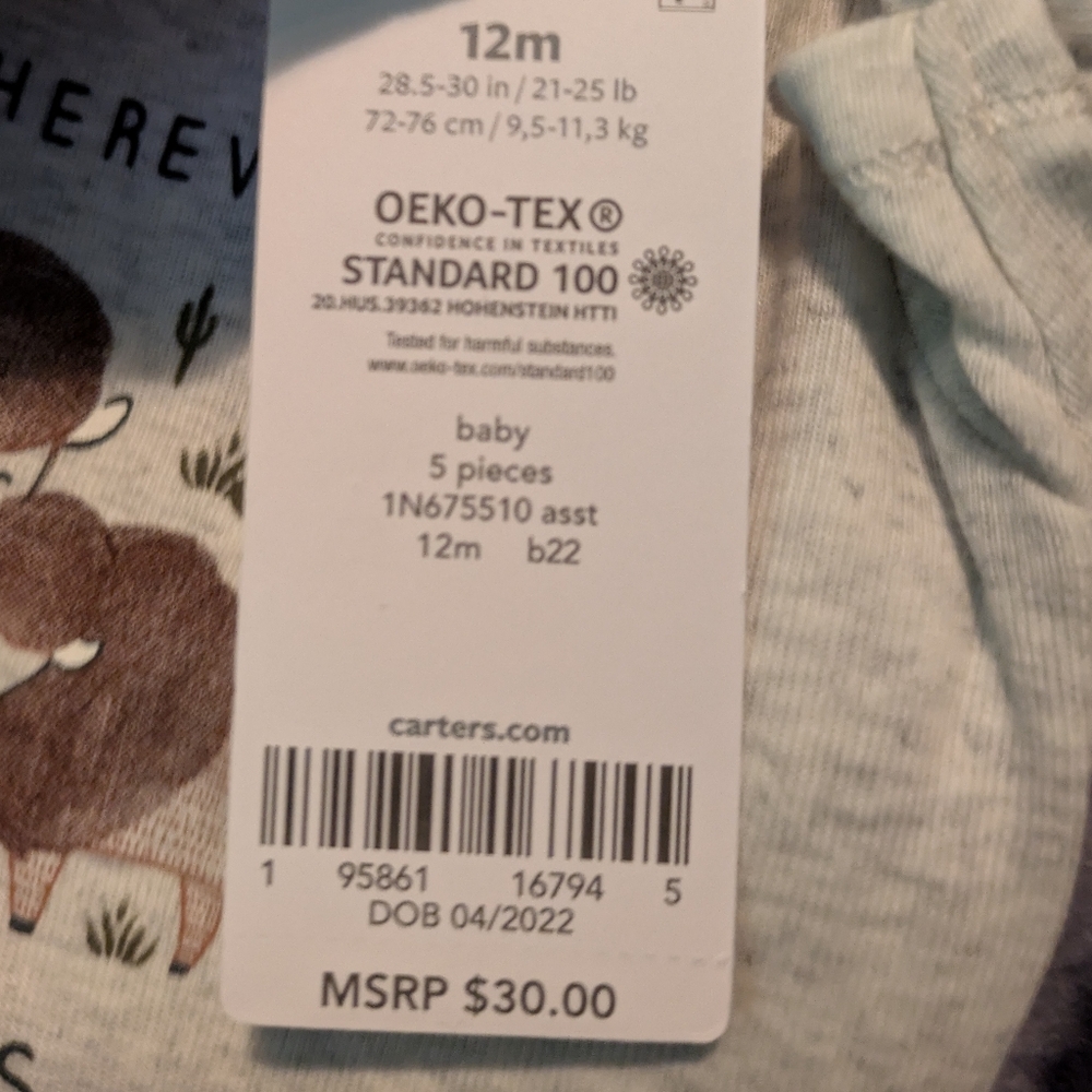 NWT 5 piece onesie set - Picture 6 of 6